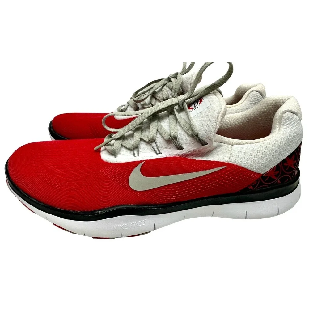Nike Free Trainer V7 Ohio State Buckeyes Size 9 / Running Shoes Men's AA0881-605